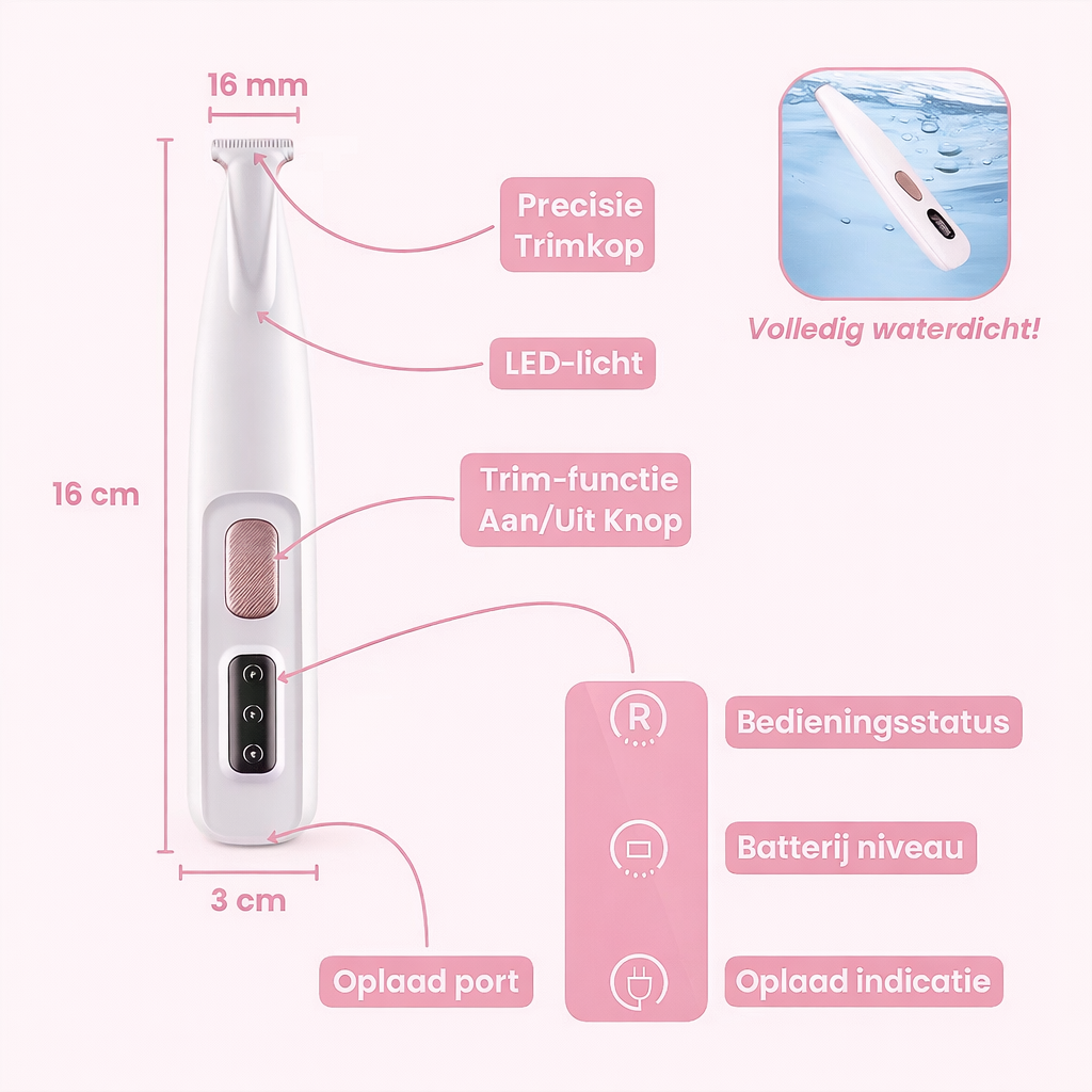 PawFect Trim - Perfect voor pootjes, oren en kleine zones | Sniffly