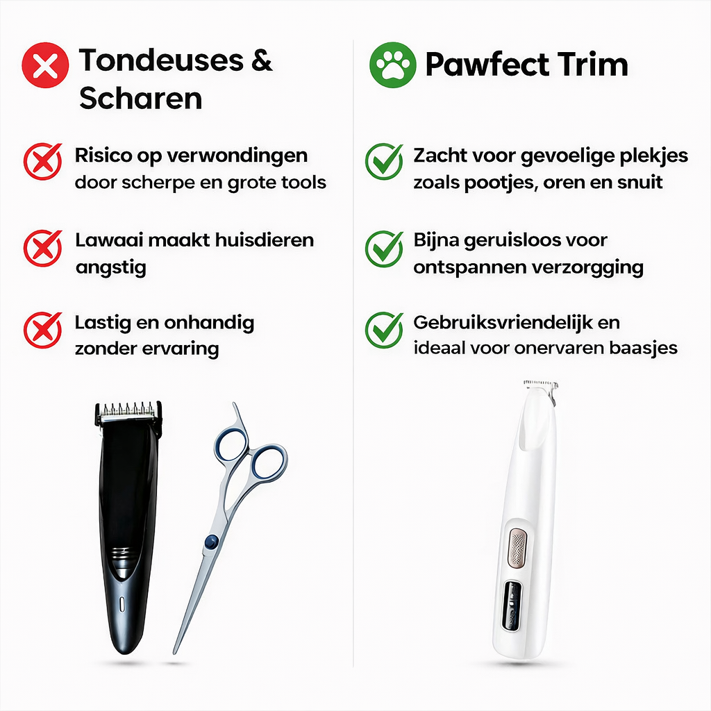 PawFect Trim - Perfect voor pootjes, oren en kleine zones | Sniffly